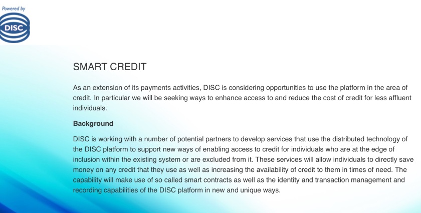 DISC Holdings credit